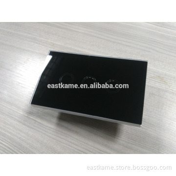 hot sell 3 Gang US wifi touch switch